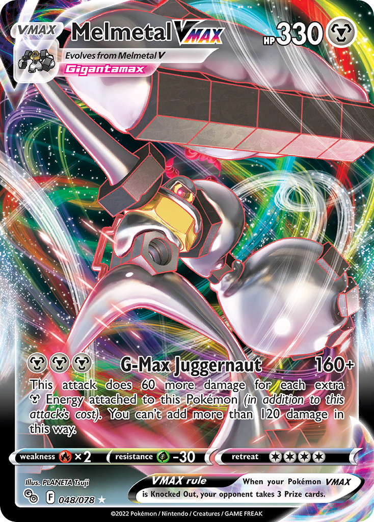 Melmetal VMAX - Pokémon GO - #48 - Pokemon TCG card