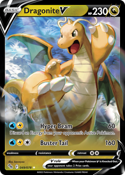 Dragonite V #49 Dragonite V - Pokémon GO - #49 - Pokemon TCG card