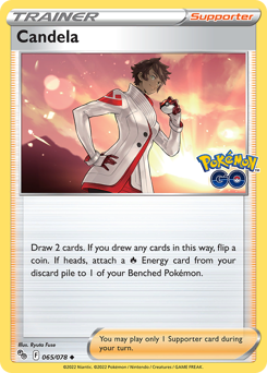 Candela - Pokémon GO - #65 - Pokemon TCG card