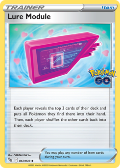 Lure Module - Pokémon GO - #67 - Pokemon TCG card