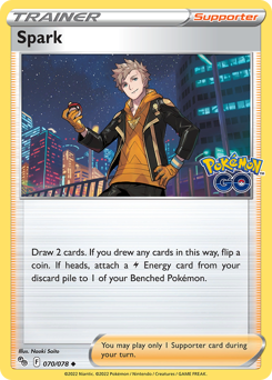 Spark - Pokémon GO - #70 - Pokemon TCG card