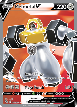 Melmetal V #75 Melmetal V - Pokémon GO - #75 - Pokemon TCG card