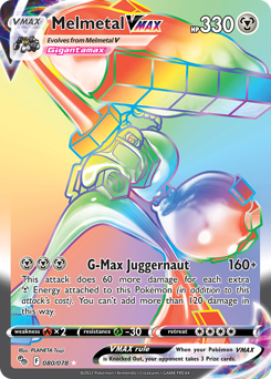 Melmetal VMAX #80 Melmetal VMAX - Pokémon GO - #80 - Pokemon TCG card