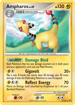Ampharos #1 Ampharos - Platinum - #1 - Pokemon TCG card