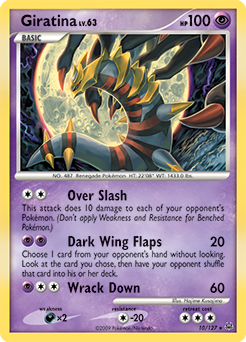 Giratina - Platinum - #10 - Pokemon TCG card