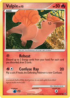 Vulpix - Platinum - #102 - Pokemon TCG card