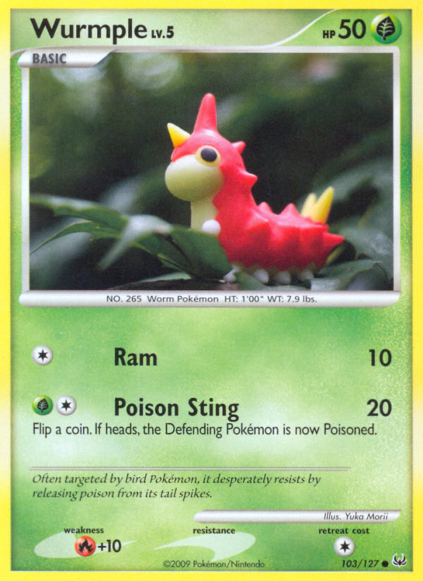 Wurmple - Platinum - #103 - Pokemon TCG card