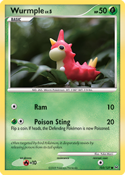 Wurmple - Platinum - #103 - Pokemon TCG card
