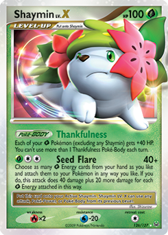 Shaymin LV.X - Platinum - #126 - Pokemon TCG card