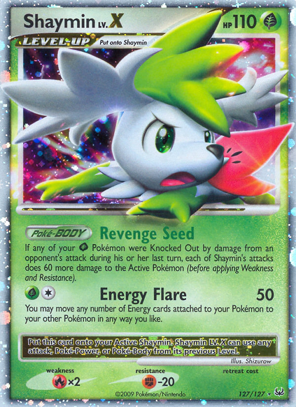 Shaymin LV.X - Platinum - #127 - Pokemon TCG card