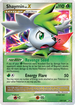 Shaymin LV.X - Platinum - #127 - Pokemon TCG card