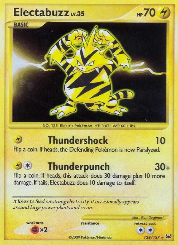 Electabuzz - Platinum - #128 - Pokemon TCG card