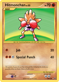 Hitmonchan - Platinum - #129 - Pokemon TCG card