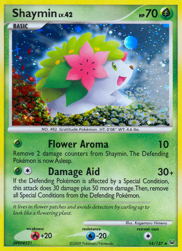 Shaymin - Platinum - #14 - Pokemon TCG card