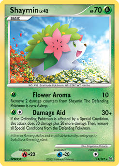 Shaymin #14 Shaymin - Platinum - #14 - Pokemon TCG card