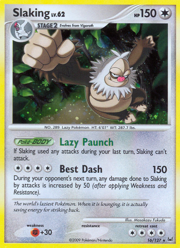 Slaking - Platinum - #16 - Pokemon TCG card