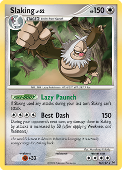 Slaking #16 Slaking - Platinum - #16 - Pokemon TCG card