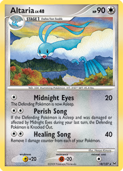 Altaria #18 Altaria - Platinum - #18 - Pokemon TCG card
