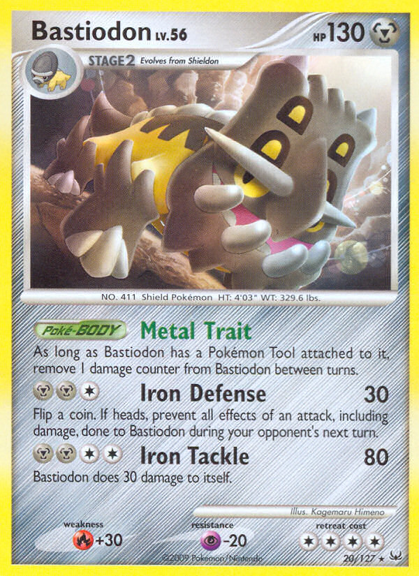 Bastiodon - Platinum - #20 - Pokemon TCG card