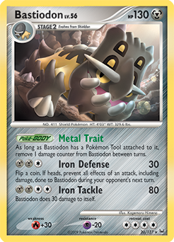 Bastiodon #20 Bastiodon - Platinum - #20 - Pokemon TCG card