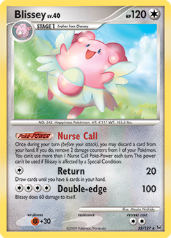 Blissey - Platinum - #22 - Pokemon TCG card