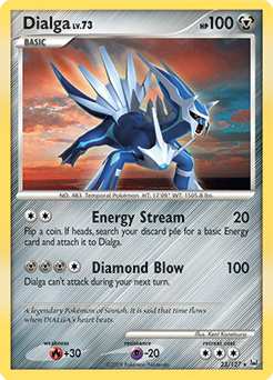 Dialga - Platinum - #23 - Pokemon TCG card