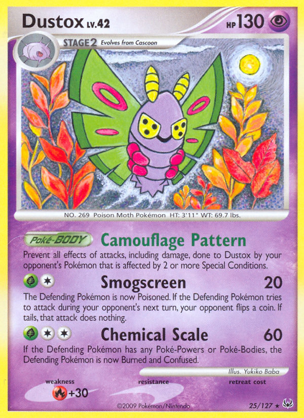 Dustox - Platinum - #25 - Pokemon TCG card