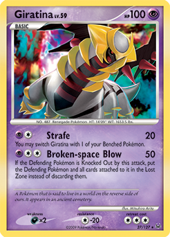 Giratina - Platinum - #27 - Pokemon TCG card