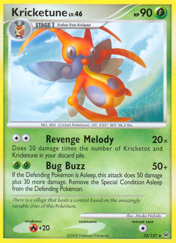 Kricketune - Platinum - #32 - Pokemon TCG card