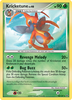 Kricketune #32 Kricketune - Platinum - #32 - Pokemon TCG card