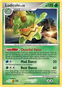 Ludicolo - Platinum - #34 - Pokemon TCG card