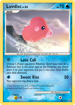 Luvdisc - Platinum - #35 - Pokemon TCG card
