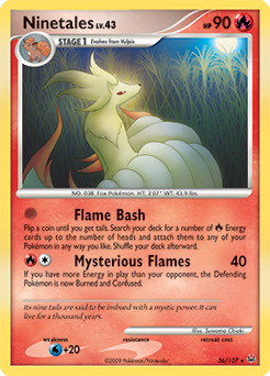 Ninetales #36 Ninetales - Platinum - #36 - Pokemon TCG card