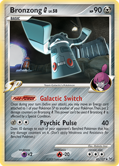 Bronzong G #41 Bronzong G - Platinum - #41 - Pokemon TCG card