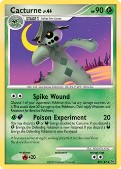 Cacturne - Platinum - #42 - Pokemon TCG card
