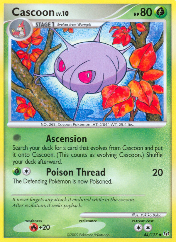 Cascoon - Platinum - #44 - Pokemon TCG card