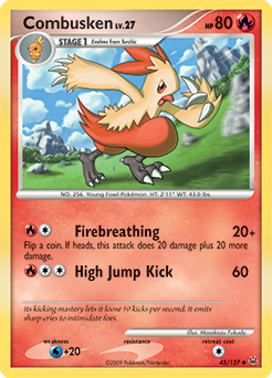 Combusken - Platinum - #45 - Pokemon TCG card
