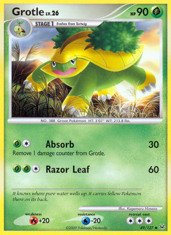 Grotle - Platinum - #49 - Pokemon TCG card