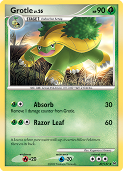 Grotle #49 Grotle - Platinum - #49 - Pokemon TCG card