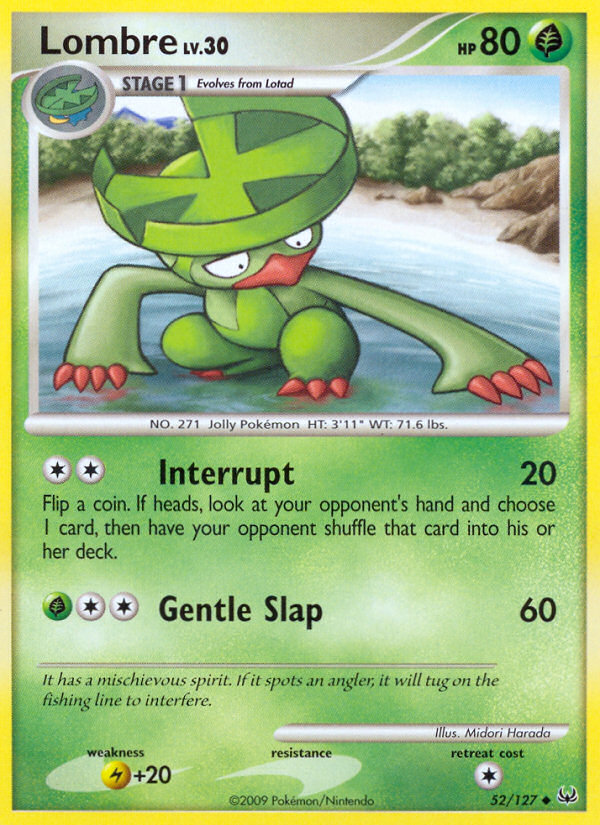 Lombre - Platinum - #52 - Pokemon TCG card