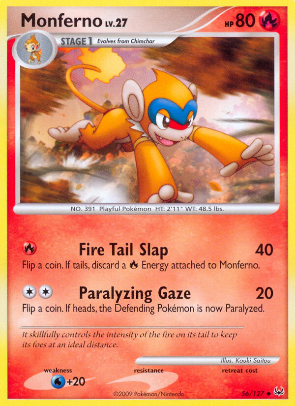 Monferno - Platinum - #56 - Pokemon TCG card