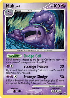 Muk - Platinum - #57 - Pokemon TCG card