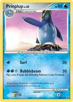 Prinplup #59 Prinplup - Platinum - #59 - Pokemon TCG card