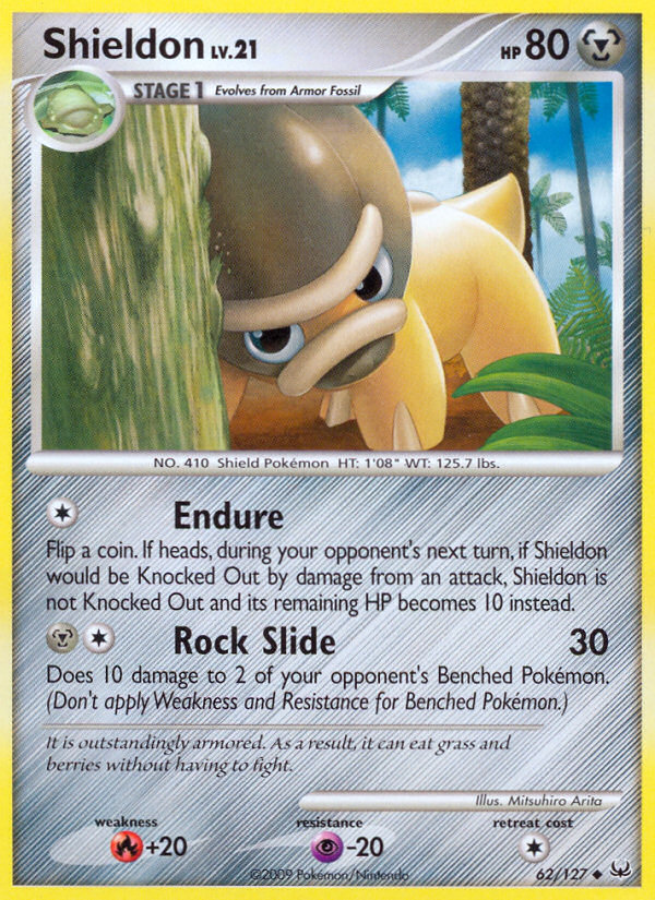 Shieldon - Platinum - #62 - Pokemon TCG card