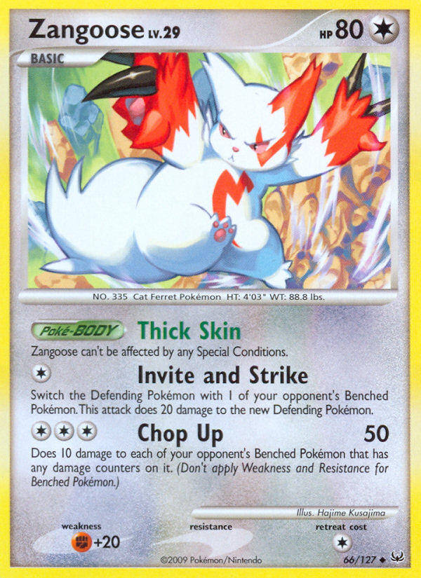 Zangoose - Platinum - #66 - Pokemon TCG card