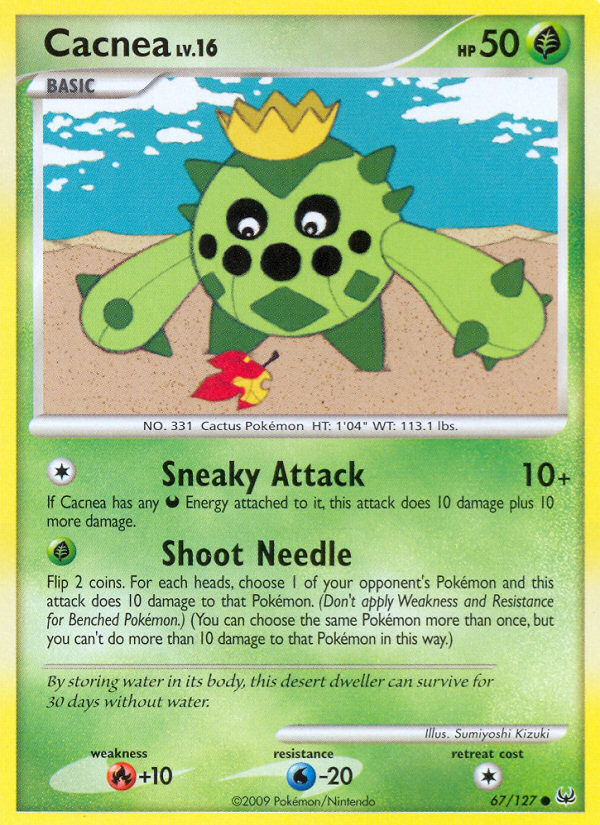 Cacnea - Platinum - #67 - Pokemon TCG card