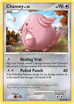Chansey #69 Chansey - Platinum - #69 - Pokemon TCG card