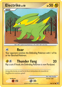 Electrike - Platinum - #74 - Pokemon TCG card