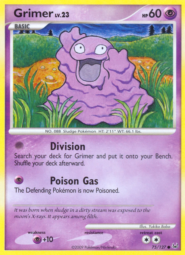 Grimer - Platinum - #75 - Pokemon TCG card
