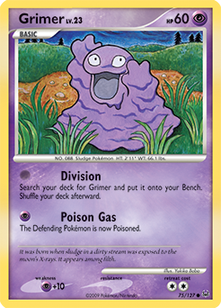 Grimer #75 Grimer - Platinum - #75 - Pokemon TCG card